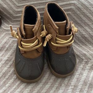 EUC, sperry infant duck boots size 3